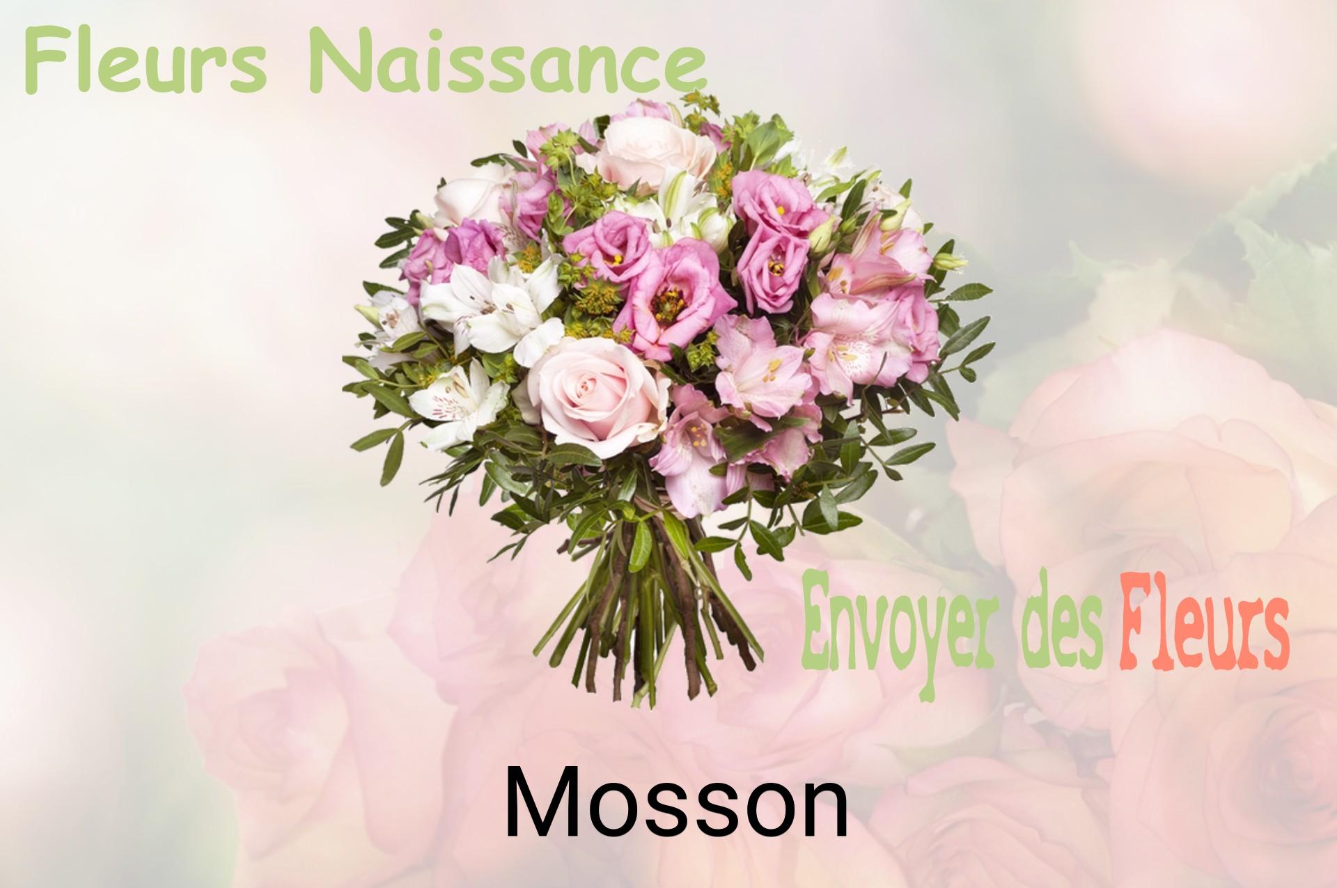 Bouquet de fleurs de naissance livré à Mosson
